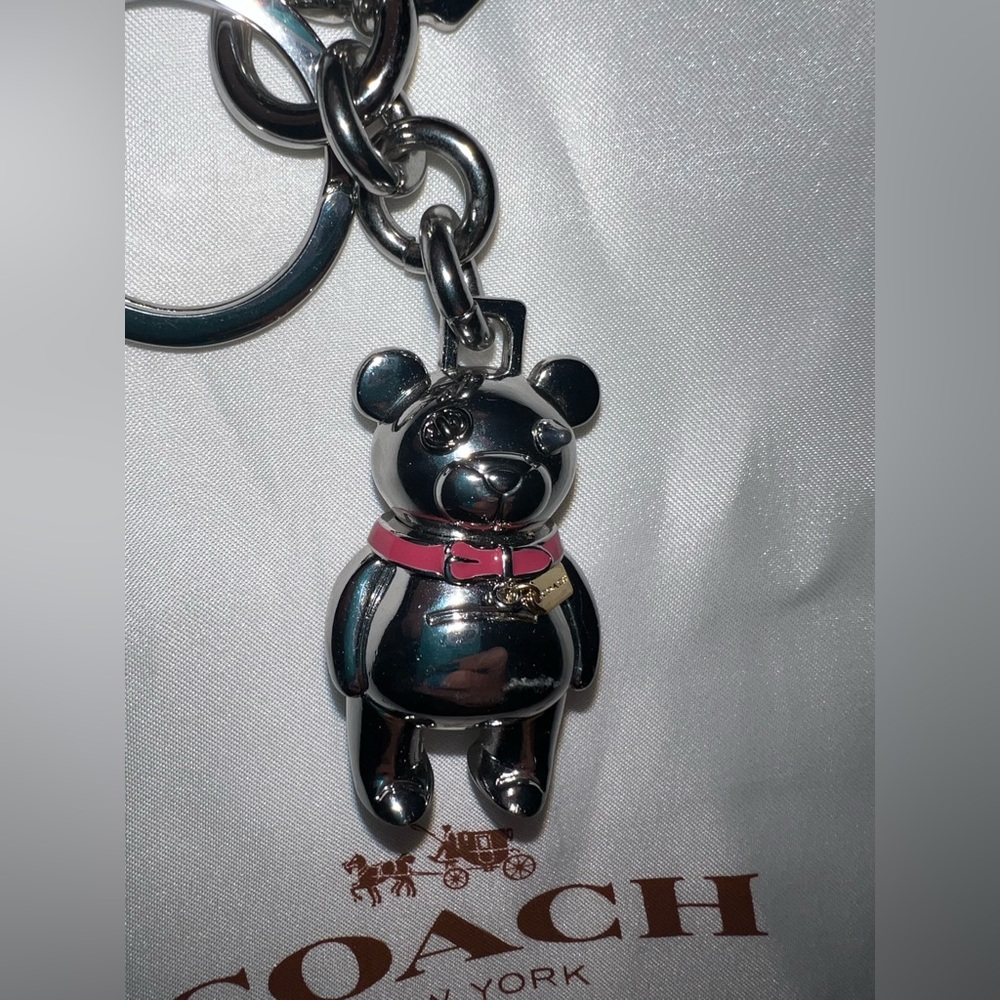 Coach 3 D Bear Bag Charm